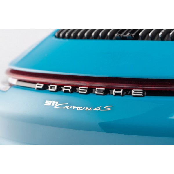 Porsche 911 (992) Carrera 4S Cabriolet - 2020 - Miami blue 1/8