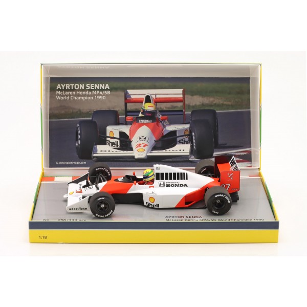 Ayrton Senna McLaren Honda MP4/5B F1 World Champion 1990 Scale 1:18