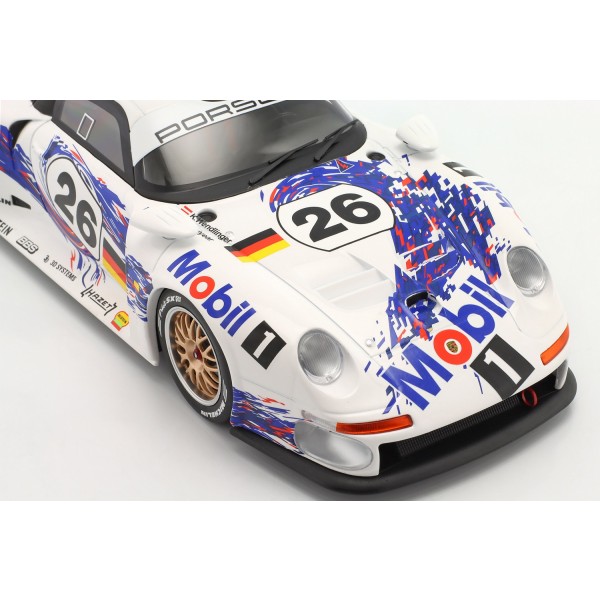 Porsche 911 GT1 #26 24h LeMans 1996 Dalmas, Wendlinger, Goodyear 1:18