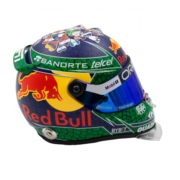 Sergio Pérez miniature helmet Formula 1 Miami GP 2024 1/2